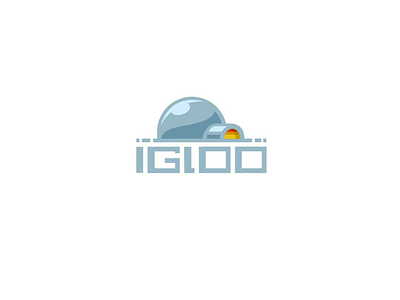 IGLOO 1 flat graphicdesign logo vector vectornator