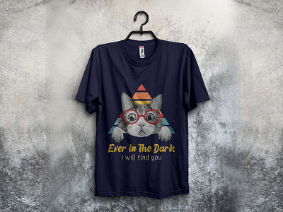 Creative Cat T-shirt Design