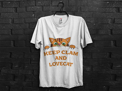 Creative Funny Cat T-shirt Design