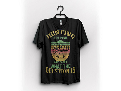 Creative Hunting T-shirt Design creative design gdmehadi hunting hunting t shirt design t shirt t shirt t shirt design t shirt illustration