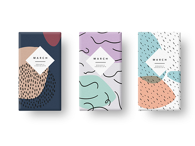 Abstract patterned packaging branding chocolate packaging concept brand package design pattern subtle design