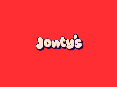 Logo for Jonty's Very Adult Milkshake adult brand classic logotype font design font designer fun branding joke shop logo designer retro logo typography vector