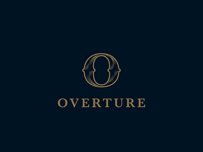 Overture logo design and can label