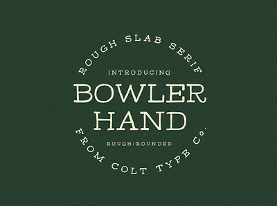 Bowler Hand Font branding craft beer creative market design font font design font designer hand drawn font lettering logo logo design typography
