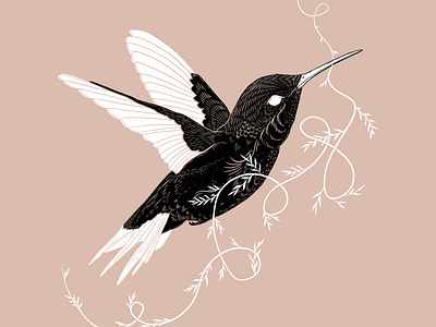 Botanical Hummingbird