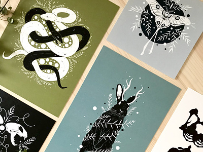 Collection of prints / Illustrated goods