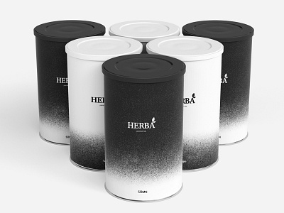 Herba Tea black and white contrast day and night design graphic design minimalism minimalist design packaging tea tea concept tea packaging