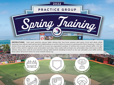 Partner Retreat Activity Sheet activity sheet baseball design game typography vector