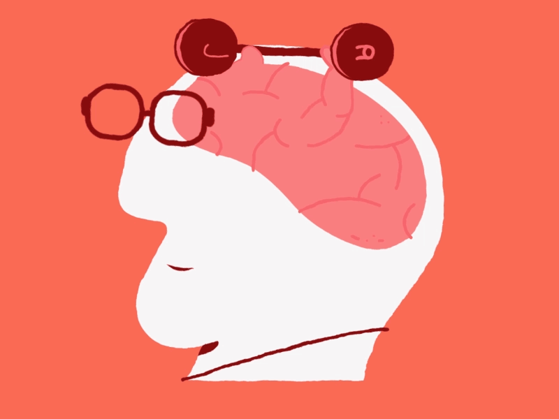 Brain Training illustration motion motion design