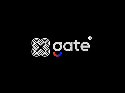 Xgate- Brand Identity branding branding and identity design flat icon illustrator logo typography website