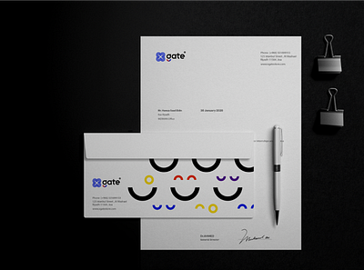 Xgate- Brand Identity branding branding and identity design illustrator typography