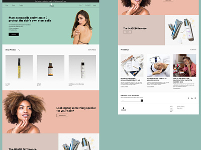 IMAGE Skincare Redesign Concept art design inspiration redesign ui uidesign uiux uxdesign web