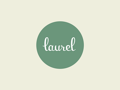 Laurel custom lettering lettering logos typography