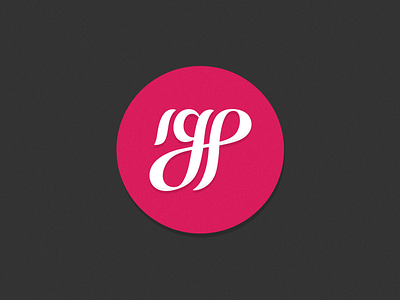 IGP custom lettering hand lettering igp lettering letters logo pink round typography