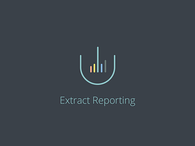 Extract Reporting - icon set for new product extract icons outline icons reporting