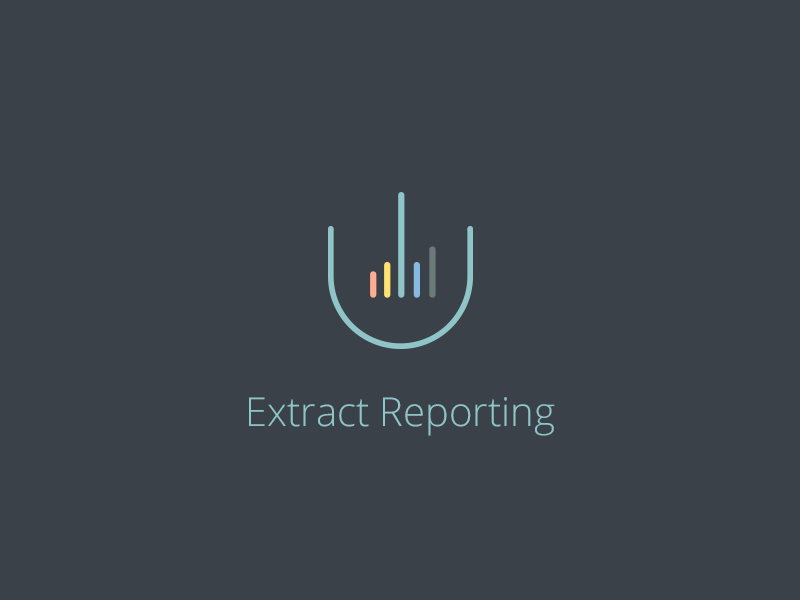 Extract Reporting - icon set for new product