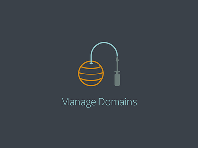 Manage Domains - icon set for new product heart icons manage outline icons screwdriver settings