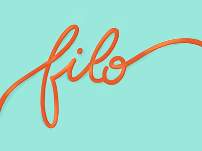 Filo Monoline lettering customtype handlettering handtype lettering letters script typography