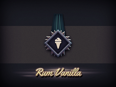 Rum Vanilla Badge