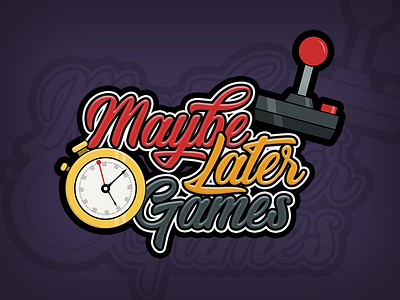 Maybe Later Games casual games joystick logo mobile