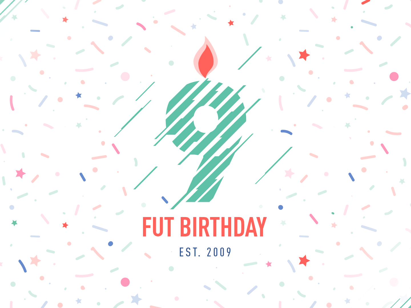 Fut birthday. FUT Birthday логотип.