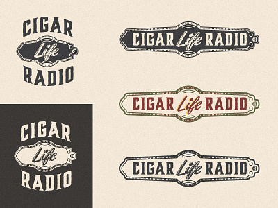 Cigar Life Radio Logos