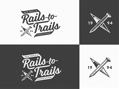 NM Rails-to-Trails Logo positive/negative