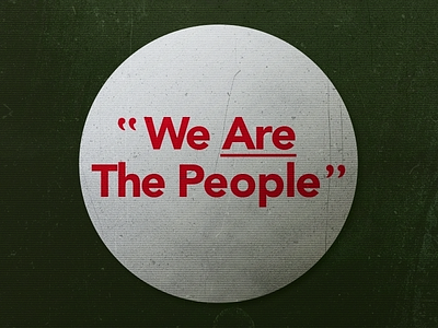 We Are The People bickle film grunge scratches taxidriver texture travis type typography