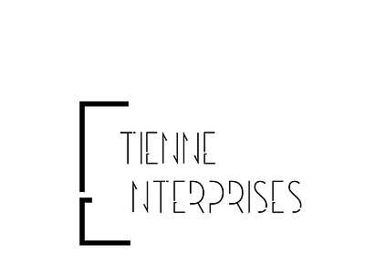 Etienne Enterprises branding logo typography