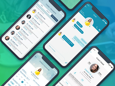 Market Place Web and Mobile App Design appointment app careeracademic counselling app chat with coaches chatting app coaching app counselling app emotional wellness app health and fitness app live chat private counselling app stress relieve app uiux design