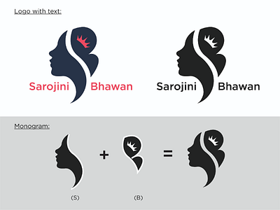 Sarojini Bhawan Logo branding design logo logo design sarojini bhawan