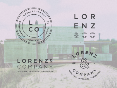 L&CO architecture brand logo michigan minimal type