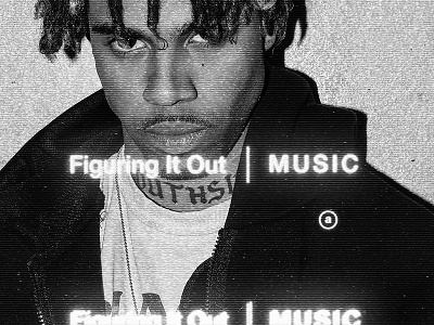 Figuring It Out | MUSIC black and white brand glitch grain music vic mensa