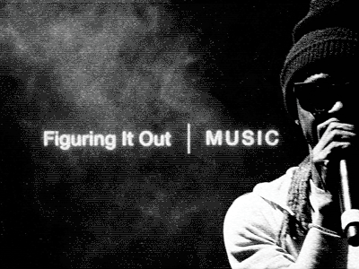 Figuring It Out | MUSIC brand gif glitch grain logo music promotion publication vcr