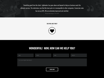 Lightmaker.com Redesign