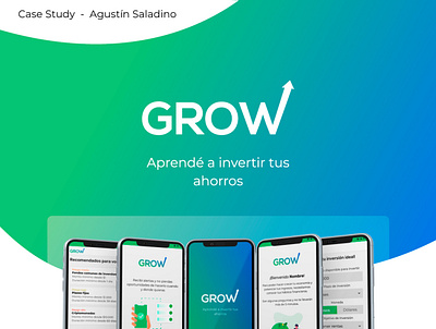 GROW - Case Study app design finance ui ux