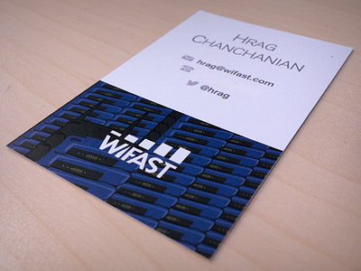 WiFast Business Card Front business card wifast
