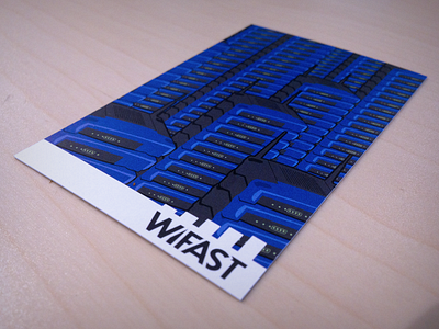 WiFast Business Card Back business card wifast