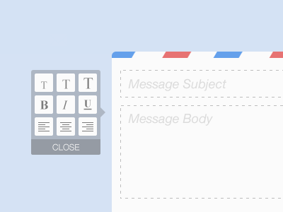 Message Composer (Rich Text) compose mail message messaging rich text