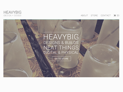 Landing page for Heavybig heavybig lamps landing page