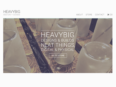 Landing page for Heavybig