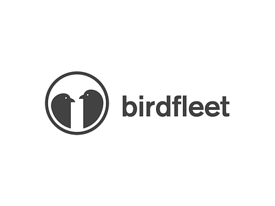 Birdfleet logo akzidenz birds logo