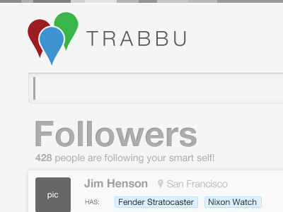 Followers Page baloons hrag trabbu