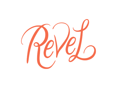 Revel hand lettering lettering script typography
