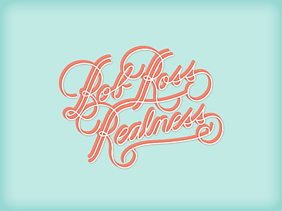 Realness hand lettering jvn lettering queer eye typography