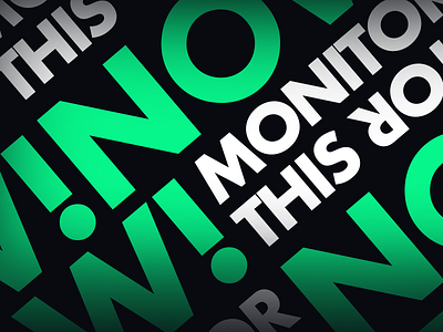 Monitor This NOW! - Branding branding design flat logo logodesign minimal simple design vector