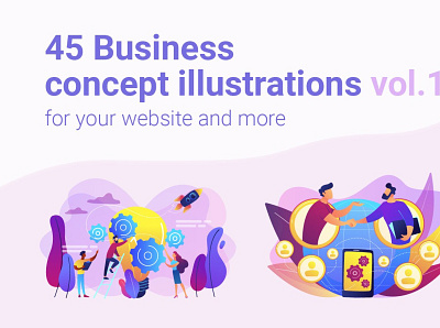 Business concept illustrations vol.1 app chat feed form illustration library material message mobile mobile ui profile sign sign in system design ui ui kit ux
