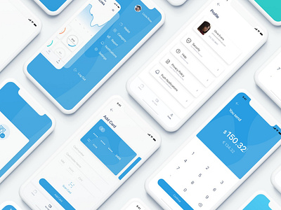 Simple Wallet App UI UX Kit