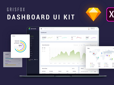 Grisfox - Dashboard UI Kit