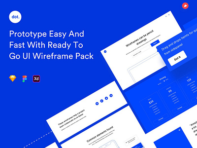 The Dot – Wireframe UI Kit